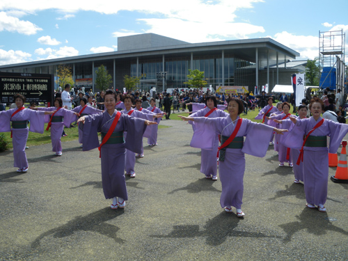 米沢上杉まつり「秋の陣」民踊流しへ参加